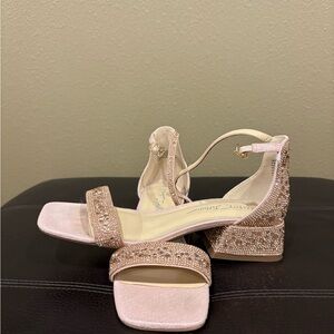 Betsey Johnson Rose gold heels